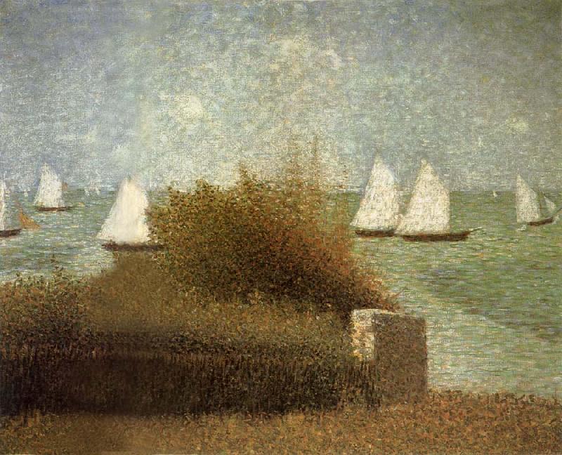 Georges Seurat The Sail boat